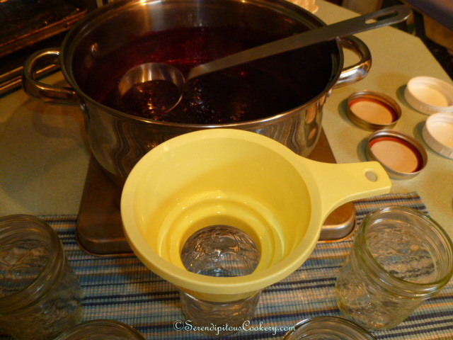 Keeping the jars close to that hot pot ....